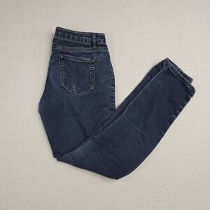 D‎ Jeans New York Womens Blue Denim Skinny Leg Jeans Size 8